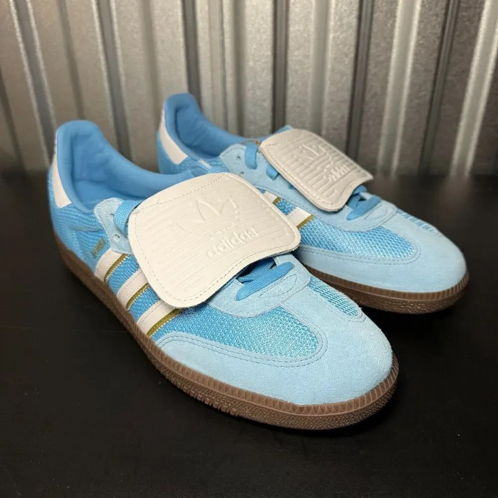 Adidas Originals Samba LT Semi Blue Burst White IE9170 Men's Size 10.5